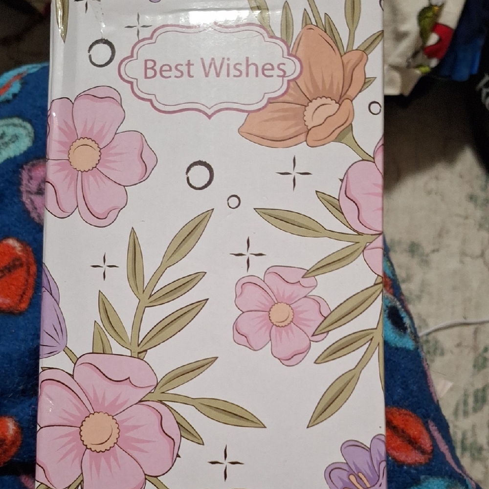 “Just the girl who loves butterflies “glass cup NIB